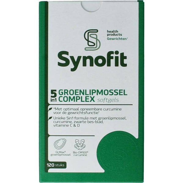Synofit 5in1 Groenlipmossel complex 120 softgels