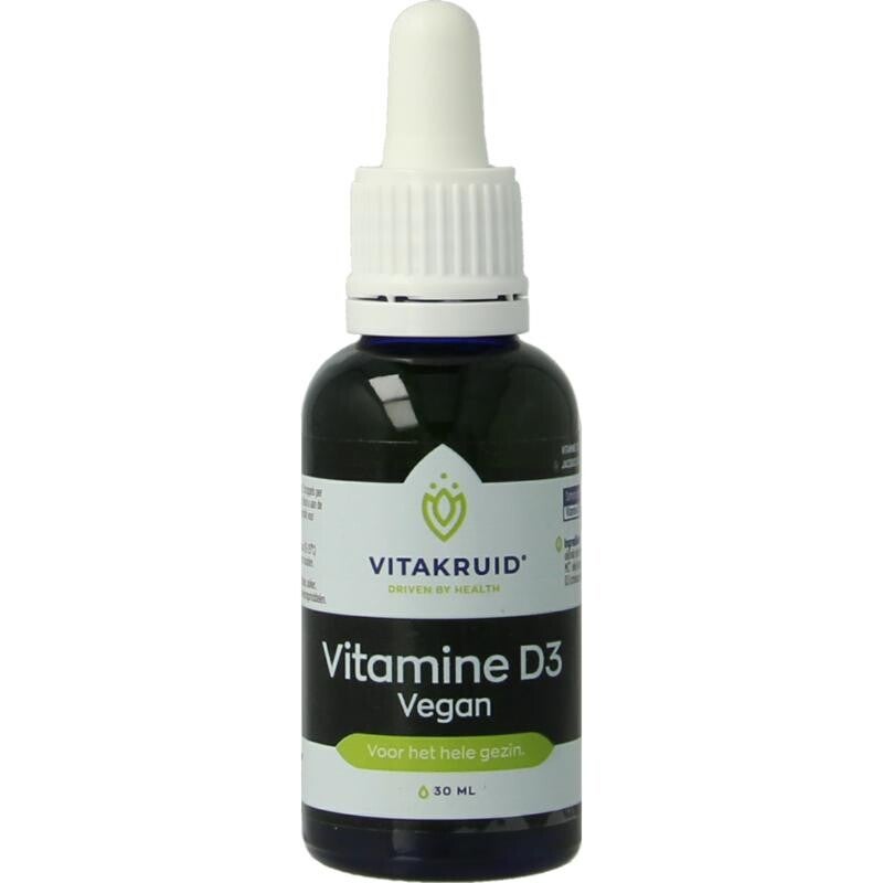 Vitakruid Vitamine D3 Vegan Vitashine 5 mcg per druppel 30ml