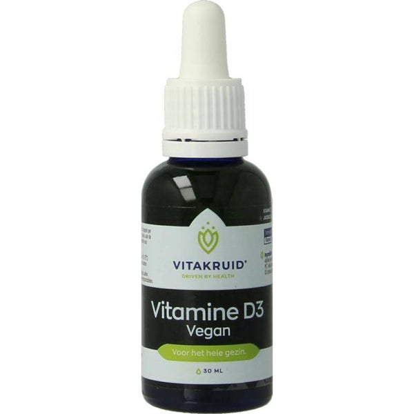 Vitakruid Vitamine D3 Vegan Vitashine 5 mcg per druppel 30ml