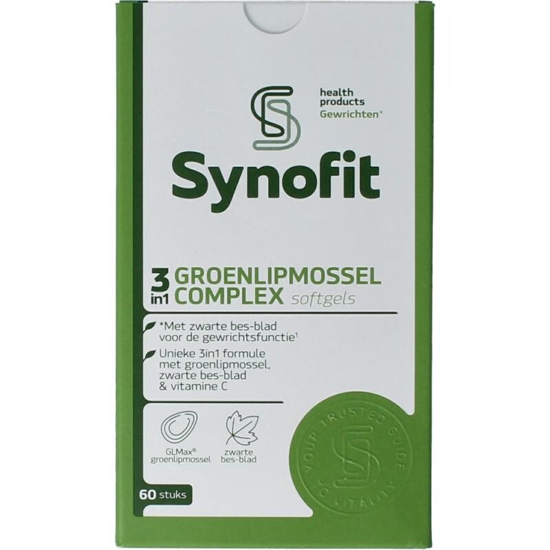 Synofit 3in1 Groenlipmossel complex 60 softgels
