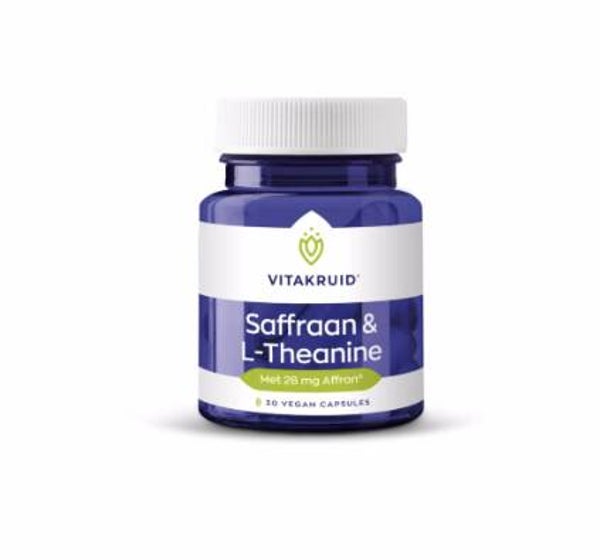 Vitakruid Saffraan & L-Theanine 30 capsules