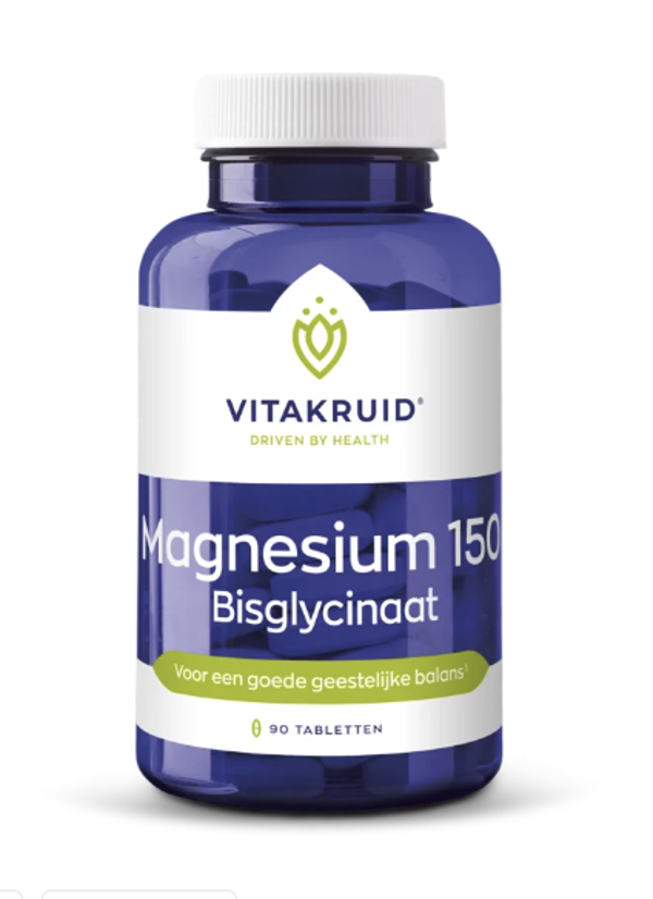 Vitakruid Magnesium 150 Bisglycinaat 90 tabletten