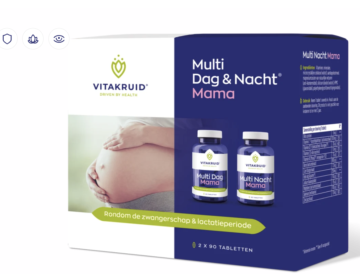 Vitakruid multi dag & nacht® Mama 2x 90 tabletten