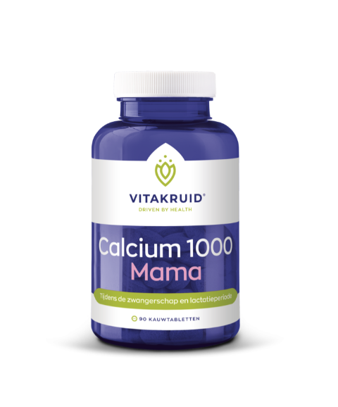 Vitakruid calcium 1000 Mama 90 kauwtabletten