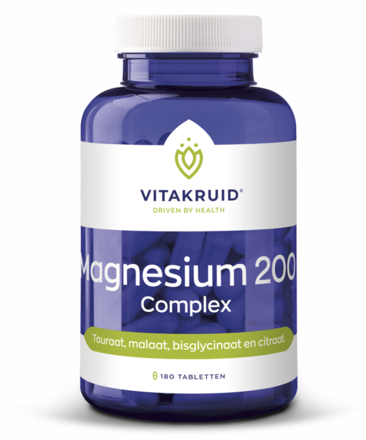 Vitakruid Magnesium 200 Complex 180 tabletten
