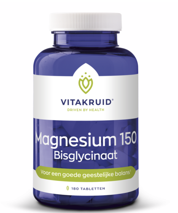 Vitakruid magnesium 150 Bisglycinaat 180 tabletten