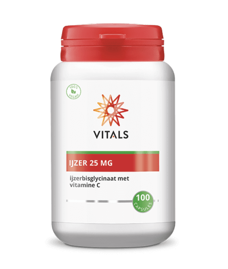 Vitals IJzer 25 mg 100 capsules