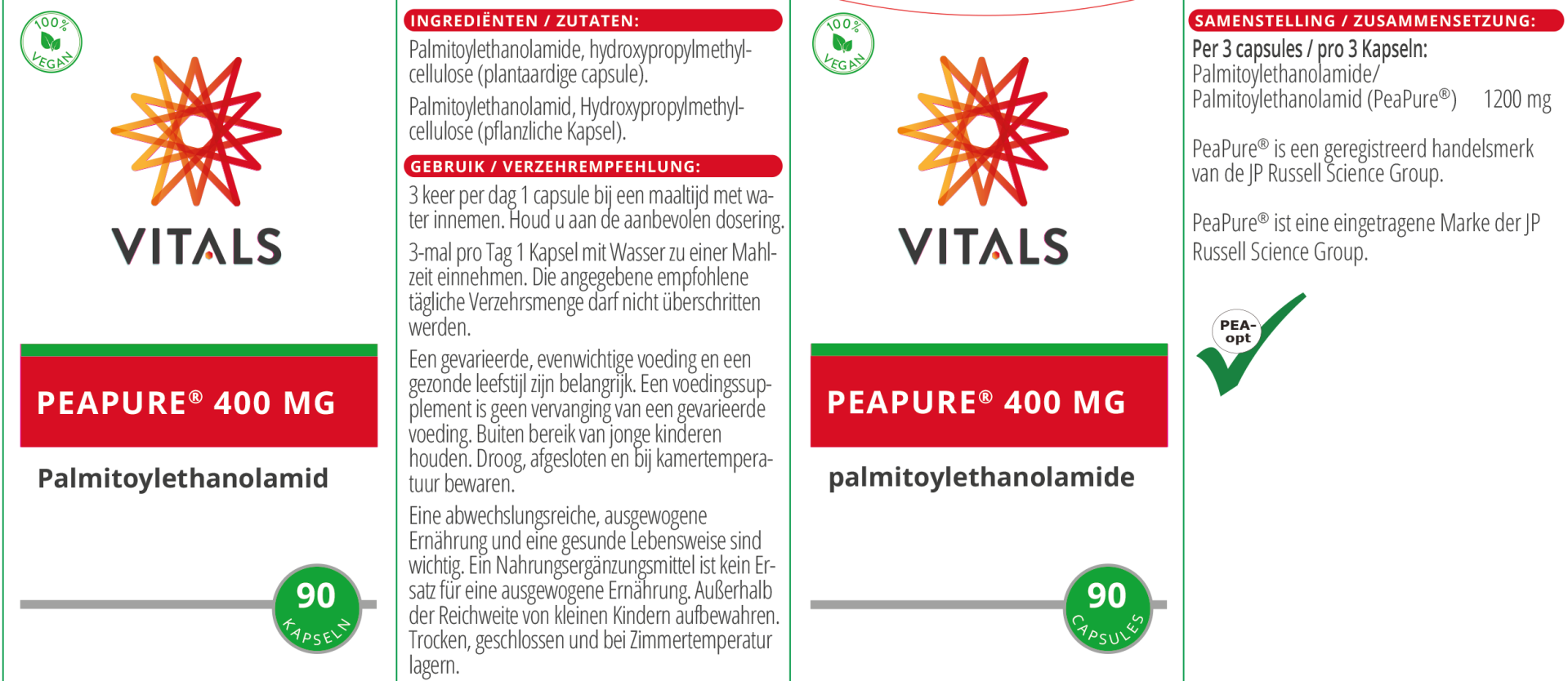 Vitals PeaPure® 90 capsules