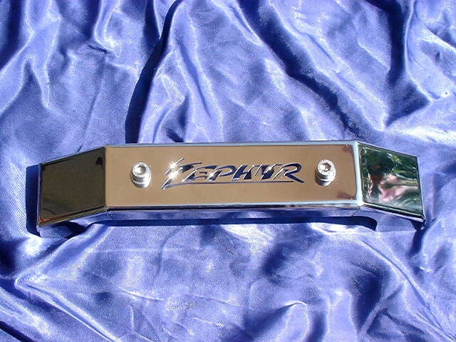 Gabelblende Zephyr Edelstahl poliert lieferbar für Zephyr 550/750/1100