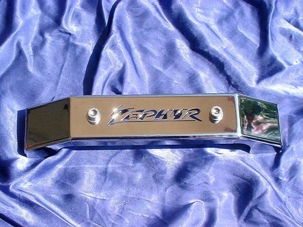 Gabelblende Zephyr Edelstahl poliert lieferbar für Zephyr 550/750/1100