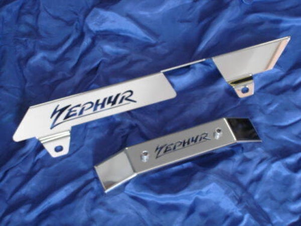 Set Kettenschutz + Gabelblende Zephyr Edelstahl poliert lieferbar für Zephyr 550 750