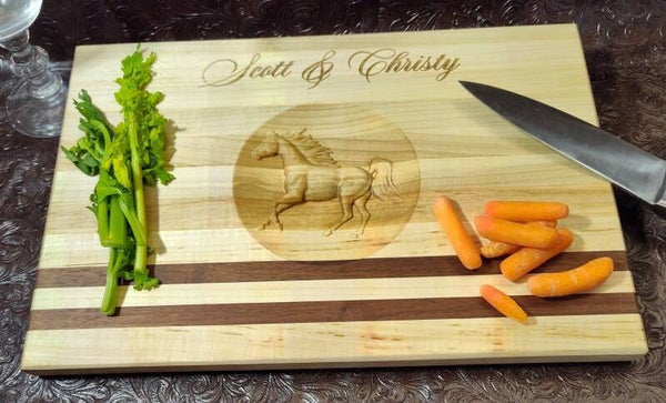 horse cutting board