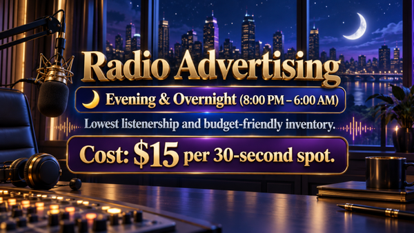 🌙 Overnight (8:00 PM – 6:00 AM)