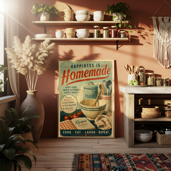 Happiness is Homemade Print