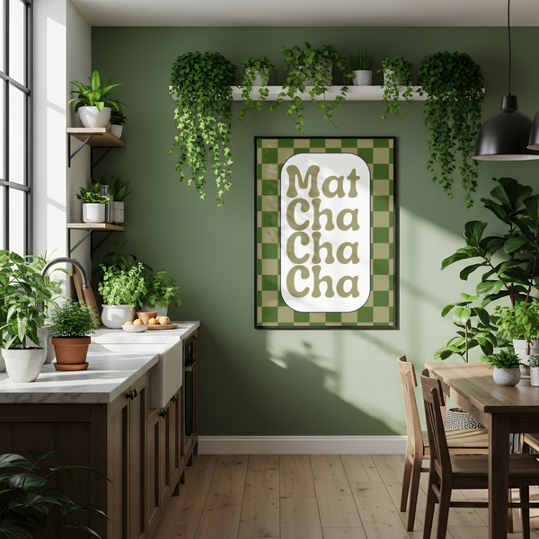Matcha Cha Cha print