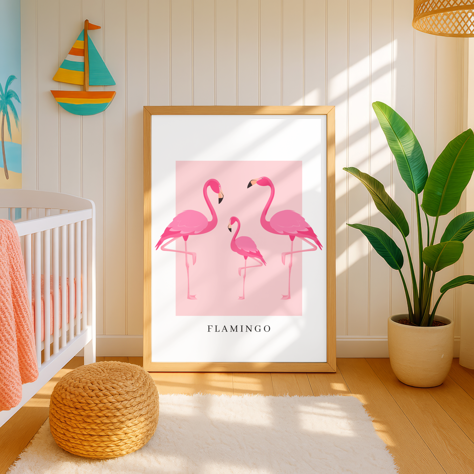 Flamingo Print