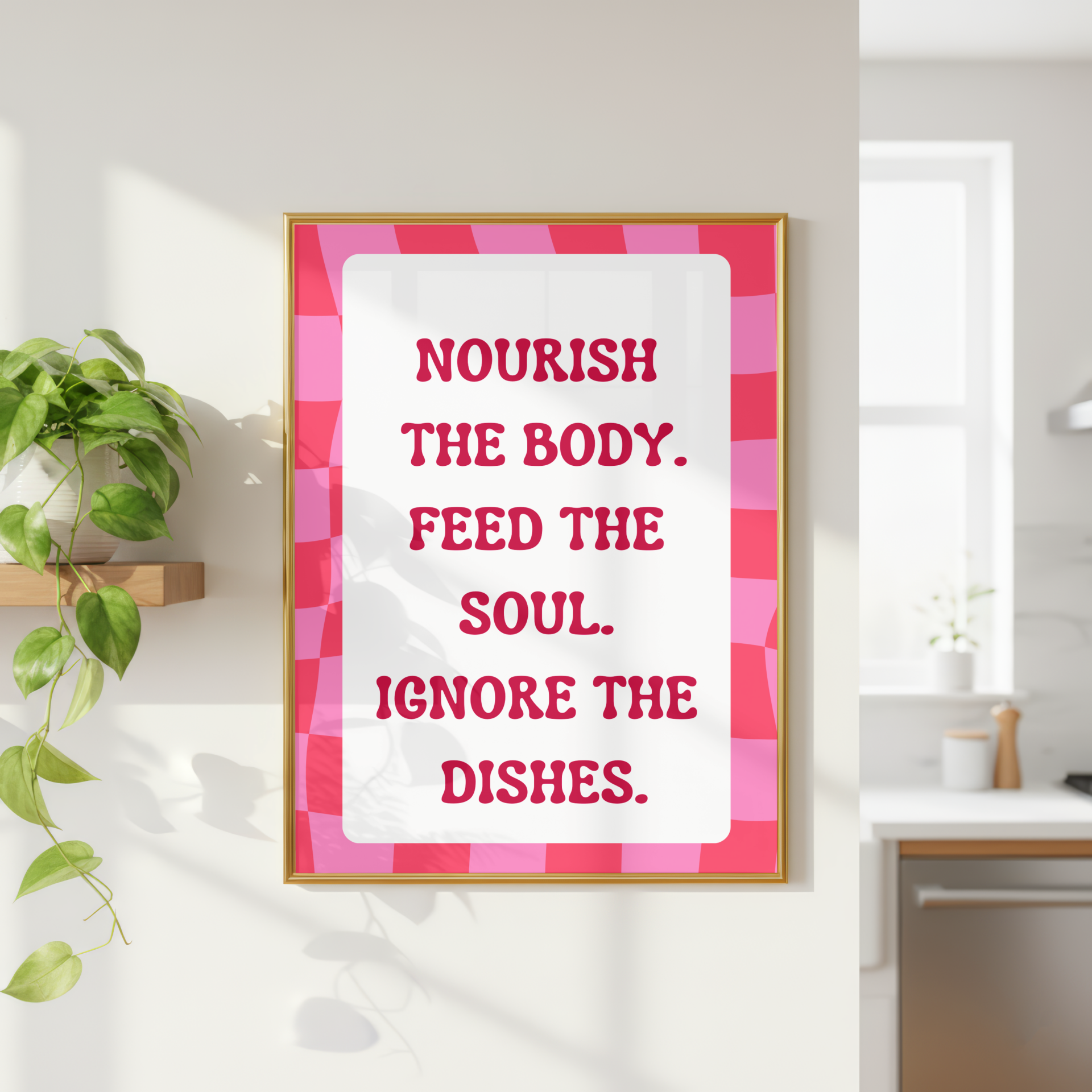 Nourish The Body Print