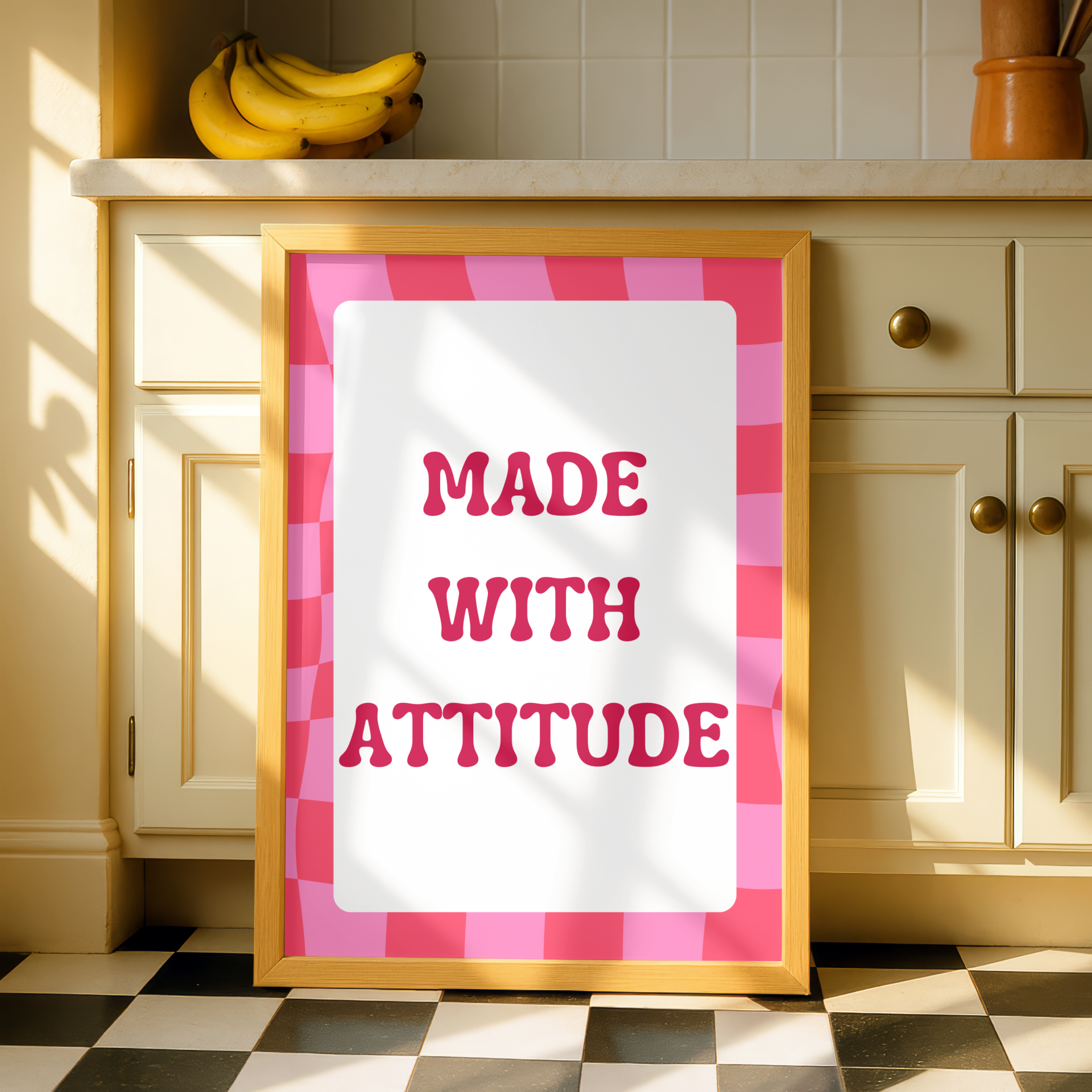 Made With Attitude Print