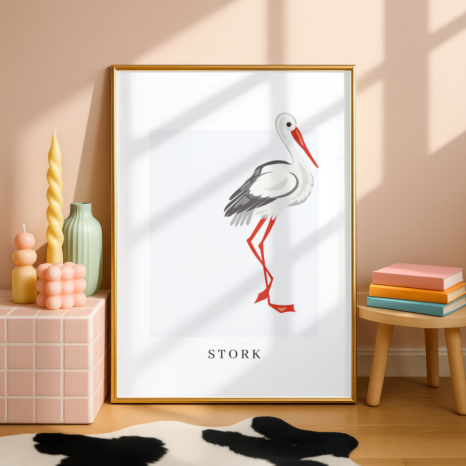 Stork Print