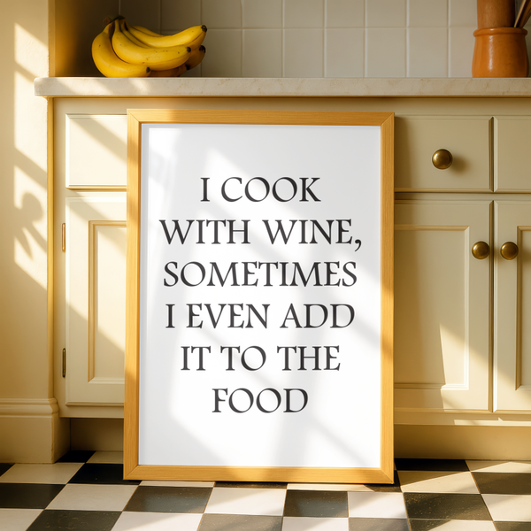 I Cook With Wine