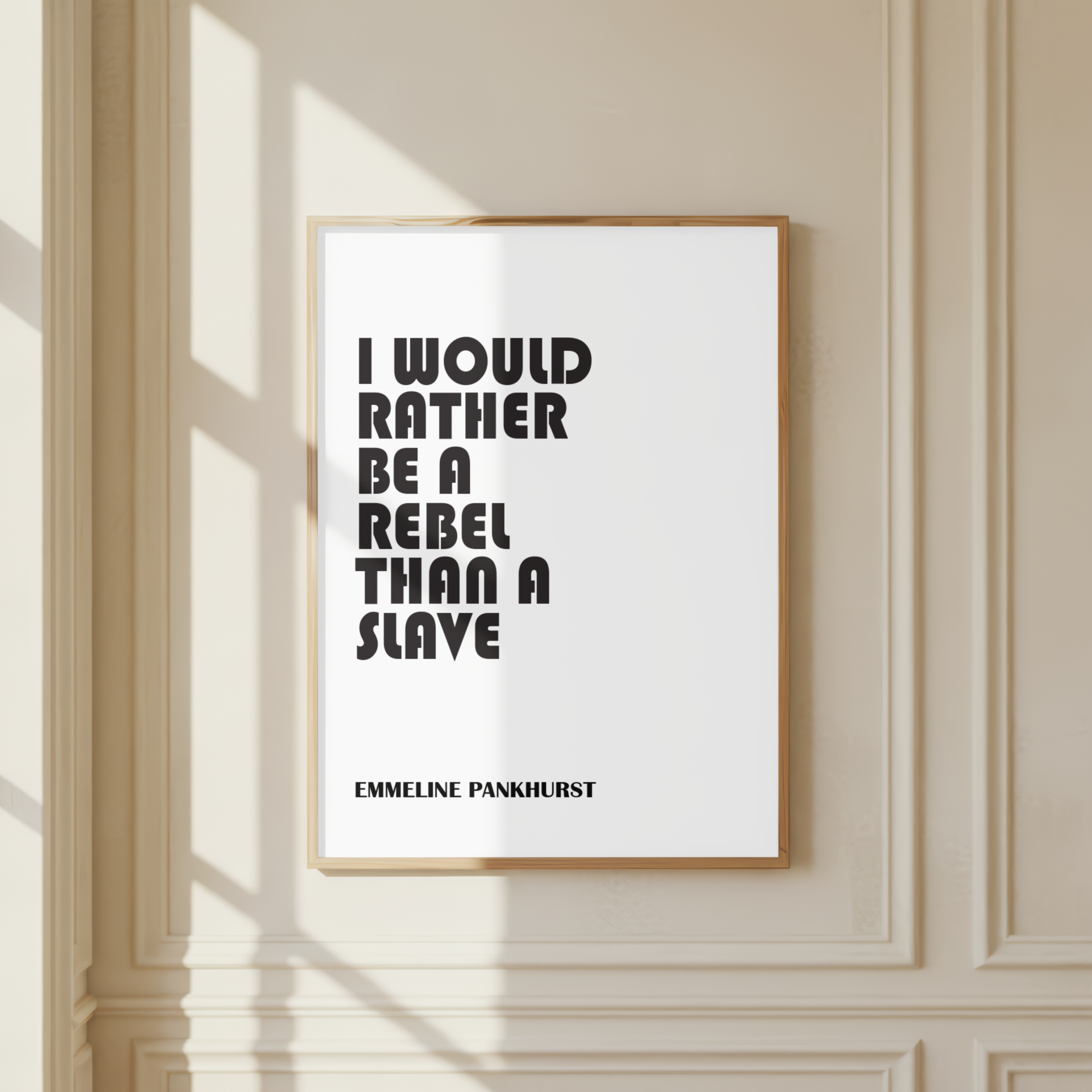 Emmeline Pankhurst - I Would Rather Be a Rebel Than a Slave