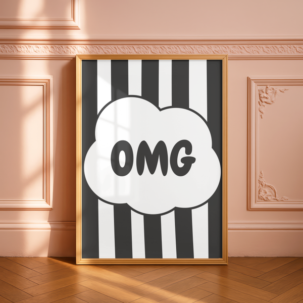 OMG Art Print