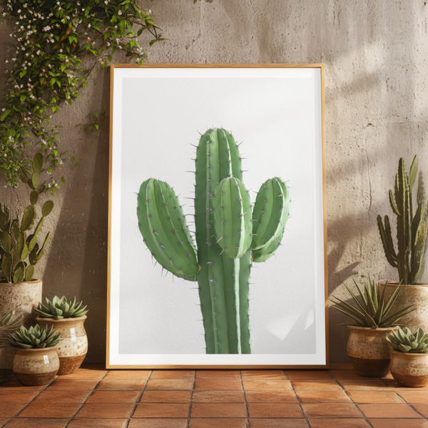 Single Cactus Print