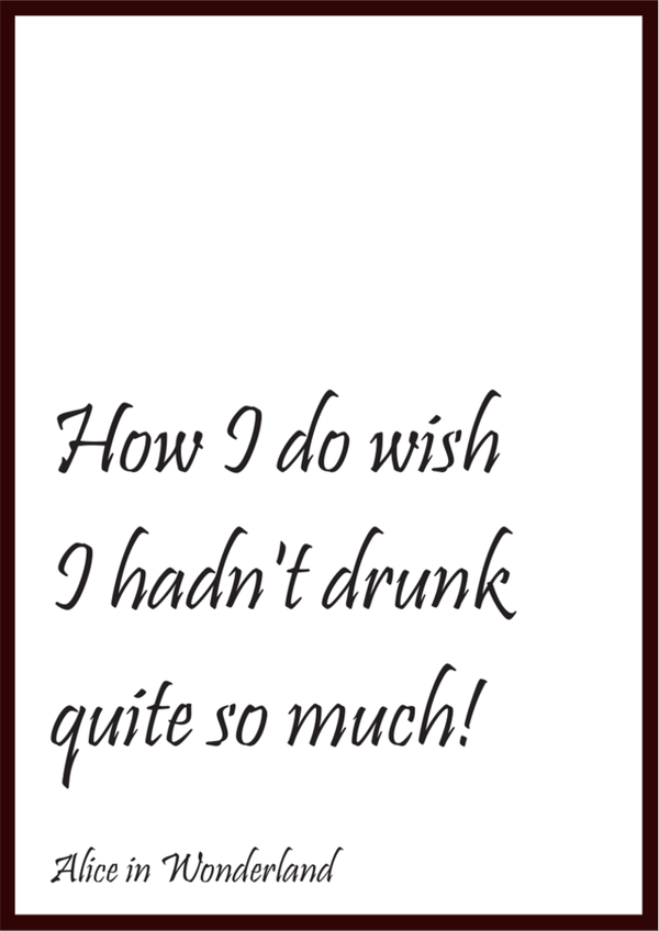 How I do wish - Alice and Wonderland