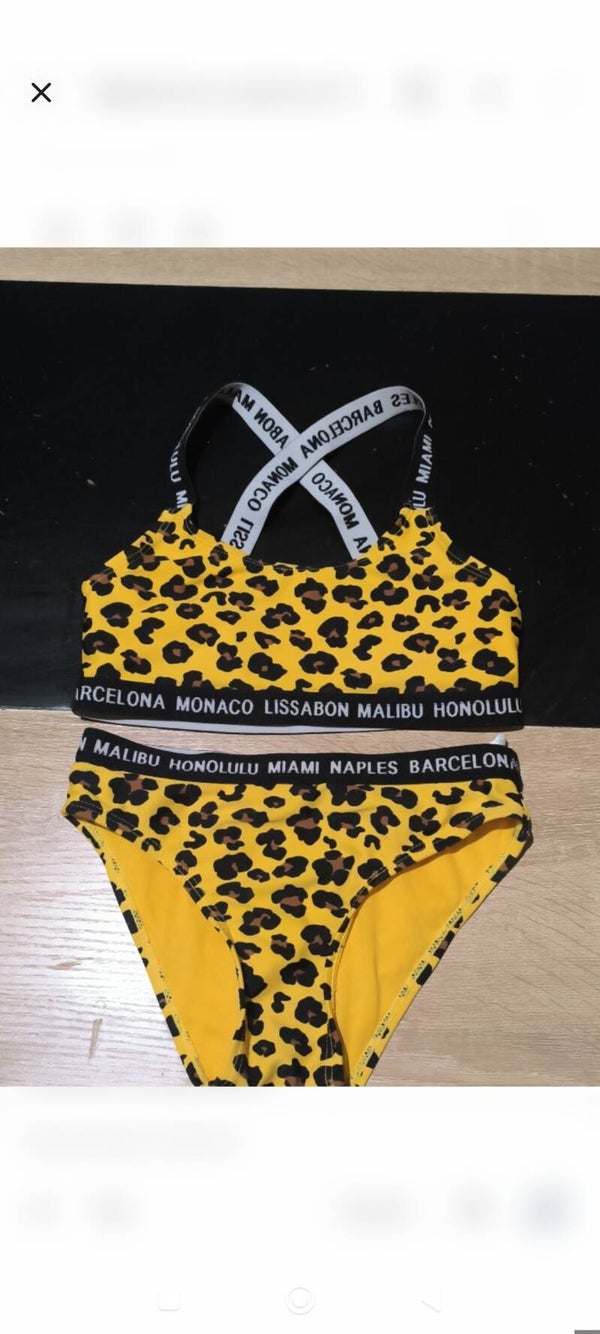 Maillot de Bain 2 Pièces Léopard "Jet-Set"