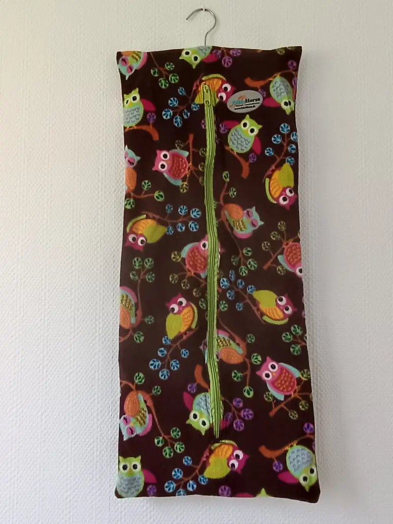 Trensentasche Fleece Eulen