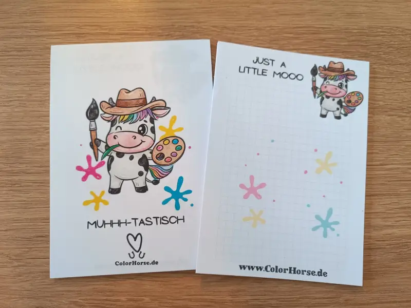 Blöckchen A6 Color-MUHH