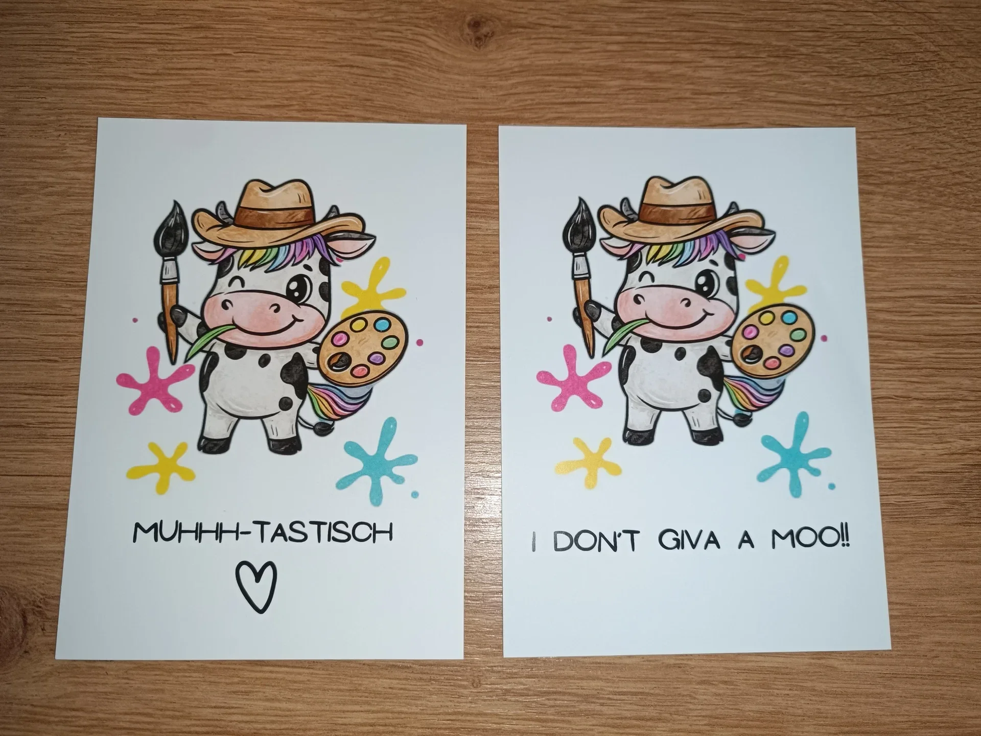 Postkarte Color MUHH