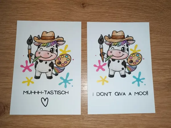 Postkarte Color MUHH