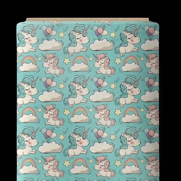 Saddle Slinky Einhorn Wolken