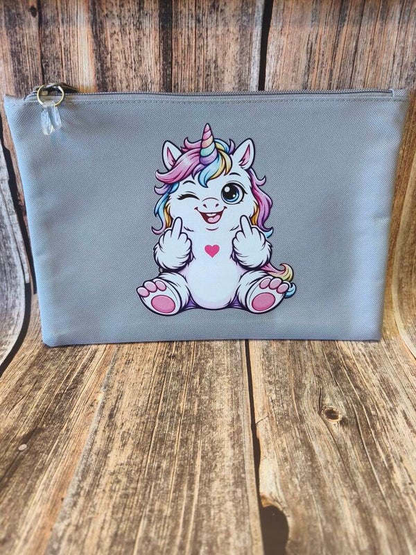 Kramtasche Mittelfinger Einhorn