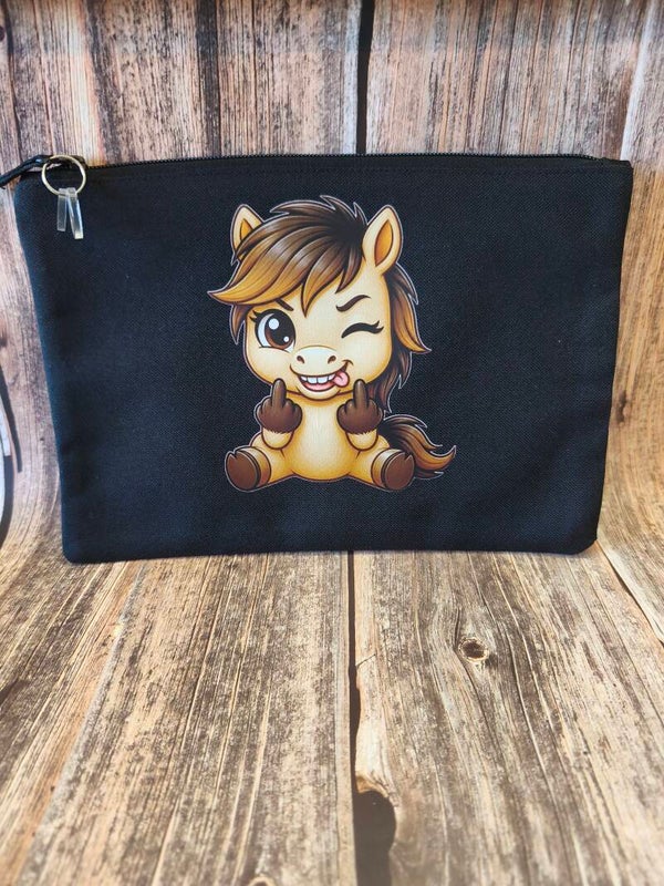 Kramtasche Mittelfinger Pony