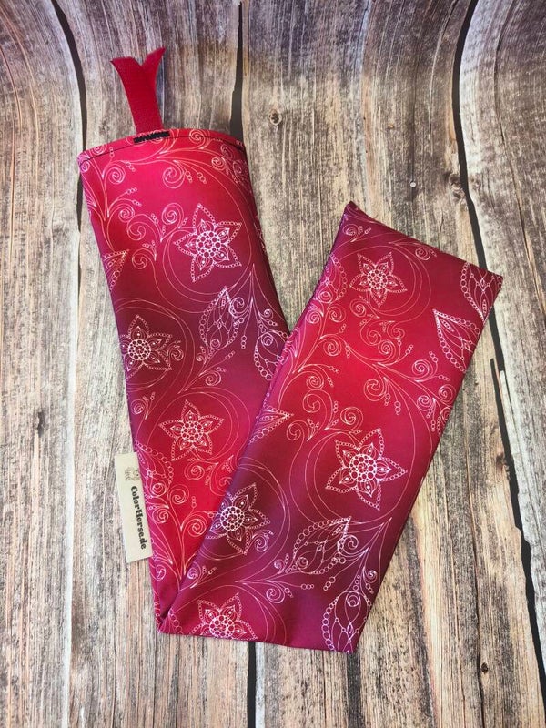 TailBag einfach Paisley rot