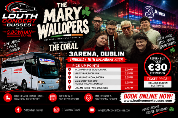 THE MARY WALLOPERS 3 ARENA 10TH DECEMBER