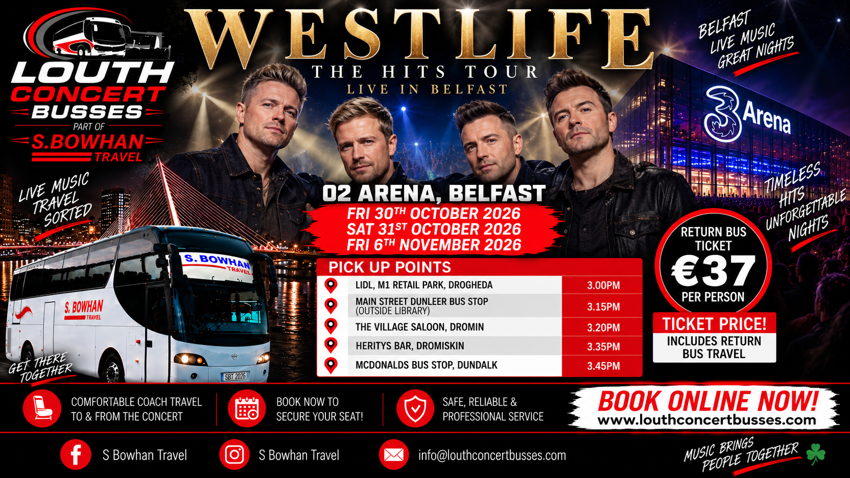 WESTLIFE 02 ARENA BELFAST