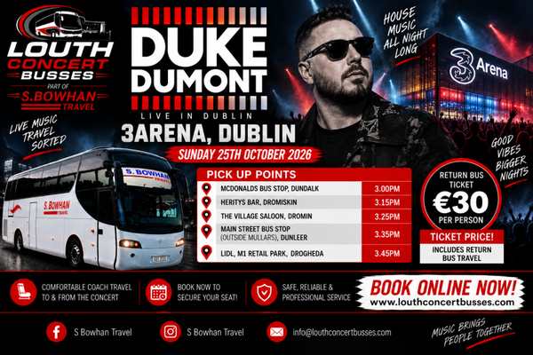 DUKE DUMONT 3 ARENA 25TH OCTOBER