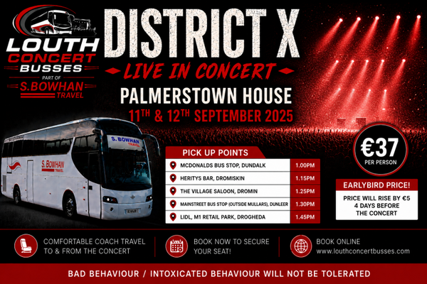 DISTRICT X PALMERSTOWN HOUSE 11/12 SEPTEMBER