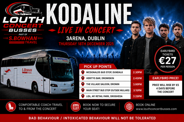 KODALINE 18TH DECEMBER 3 ARENA