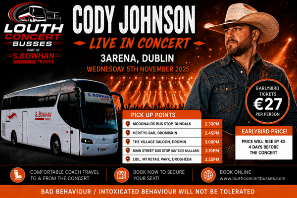 CODY JOHNSON 5TH NOVEMBER 3 ARENA