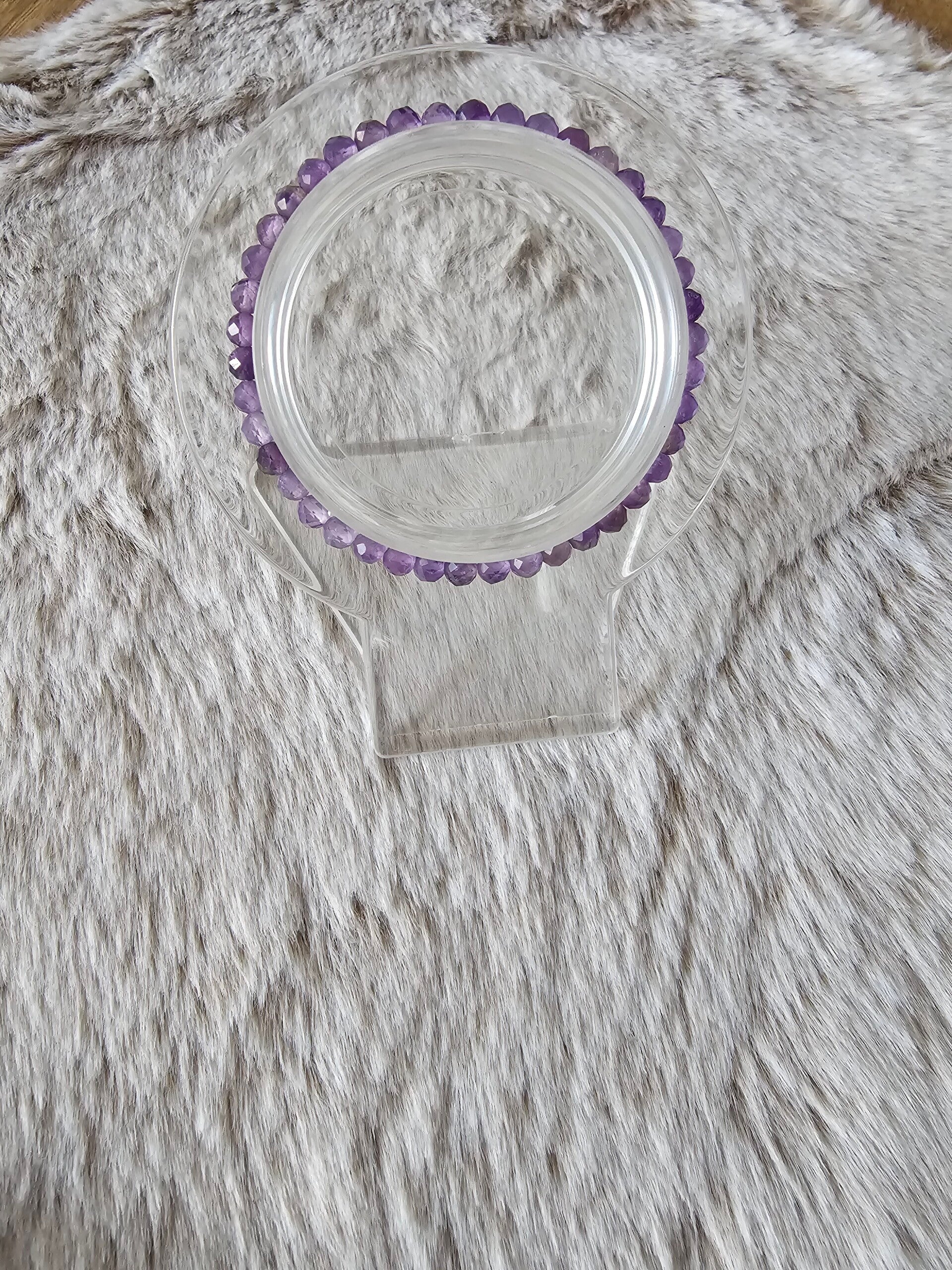 Amethist armband 4mm