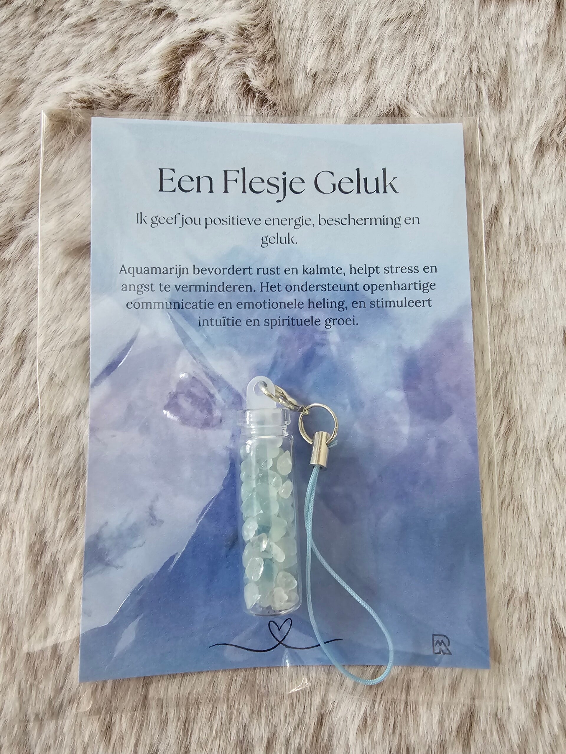 Aquamarijn flesje