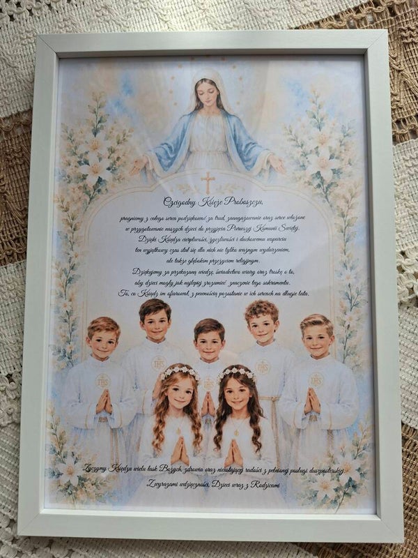 Podziękowanie w ramce nr 16