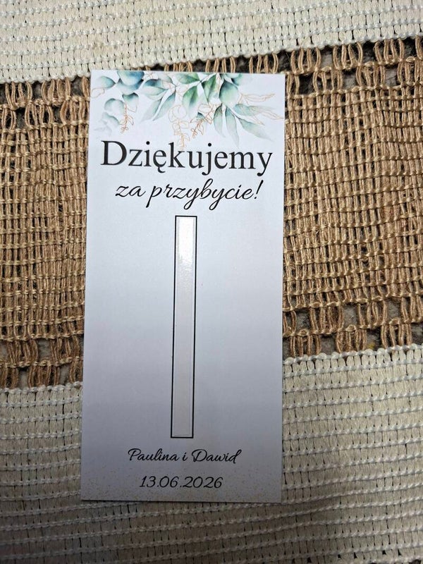 Karteczka pod merci nr 12