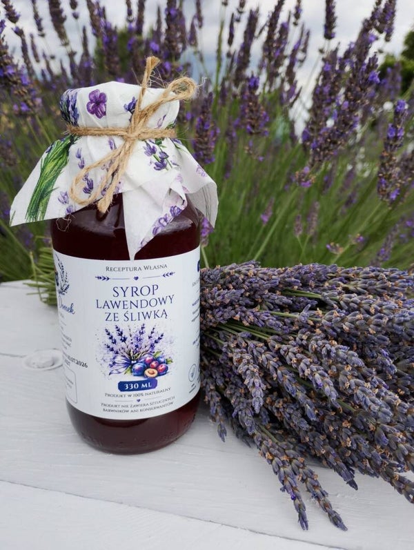 Syrop lawendowy ze śliwką 330ml