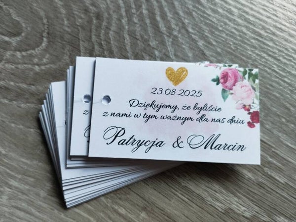 Karteczka 6x3,5 cm nr 3