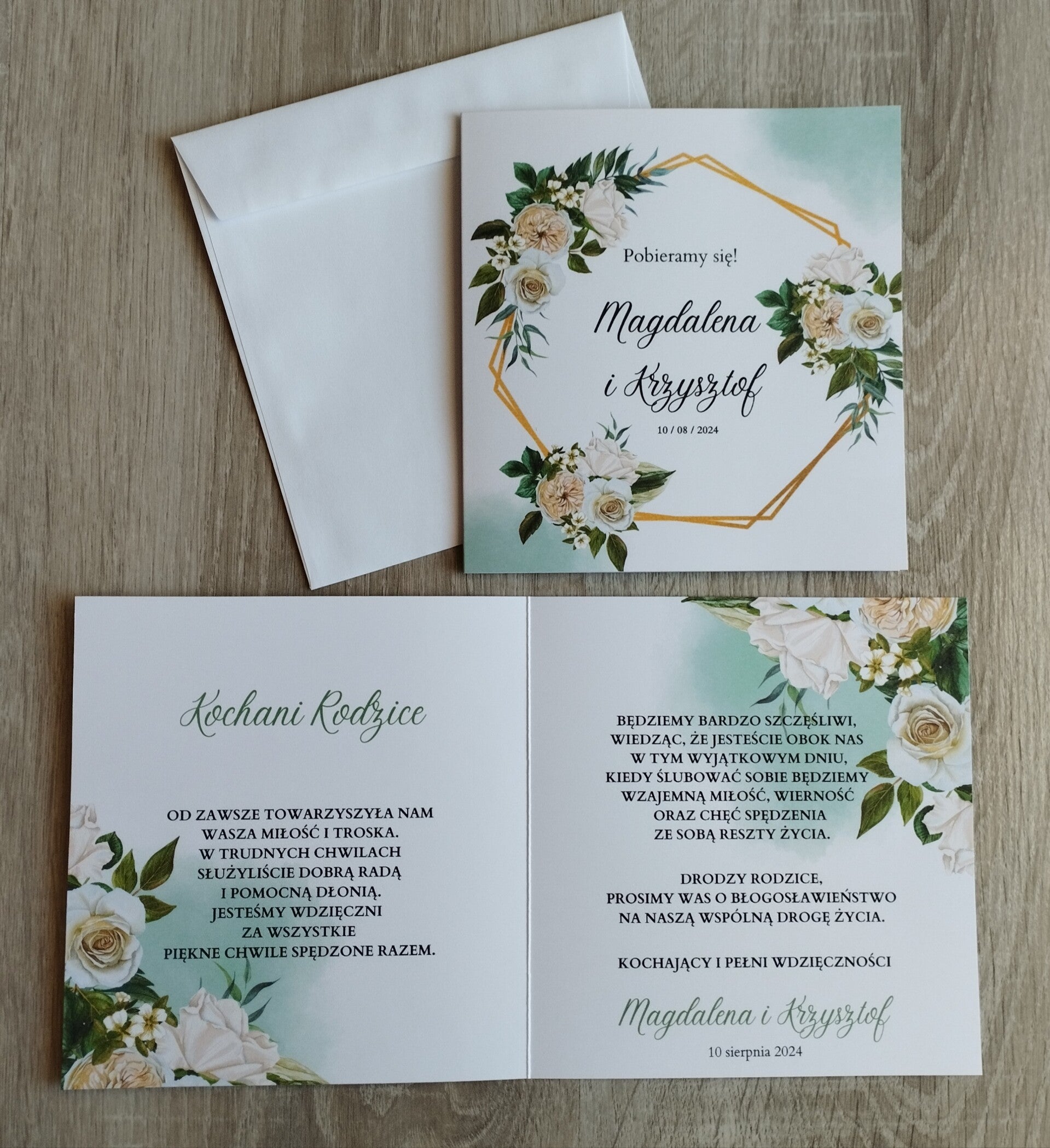 Zaproszenie dla Rodziców nr 6